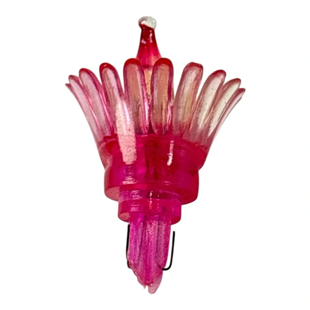 40 Vtg Multicolor Daisy Tulip Christmas Lights Bulbs Reflectors Replacement